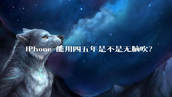 iPhone 能用四五年是不是无脑吹？