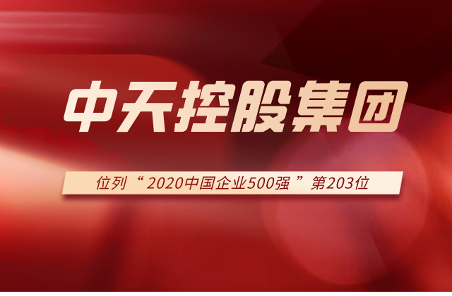 9001DCC金沙集团列2020中国企业500强第203位！